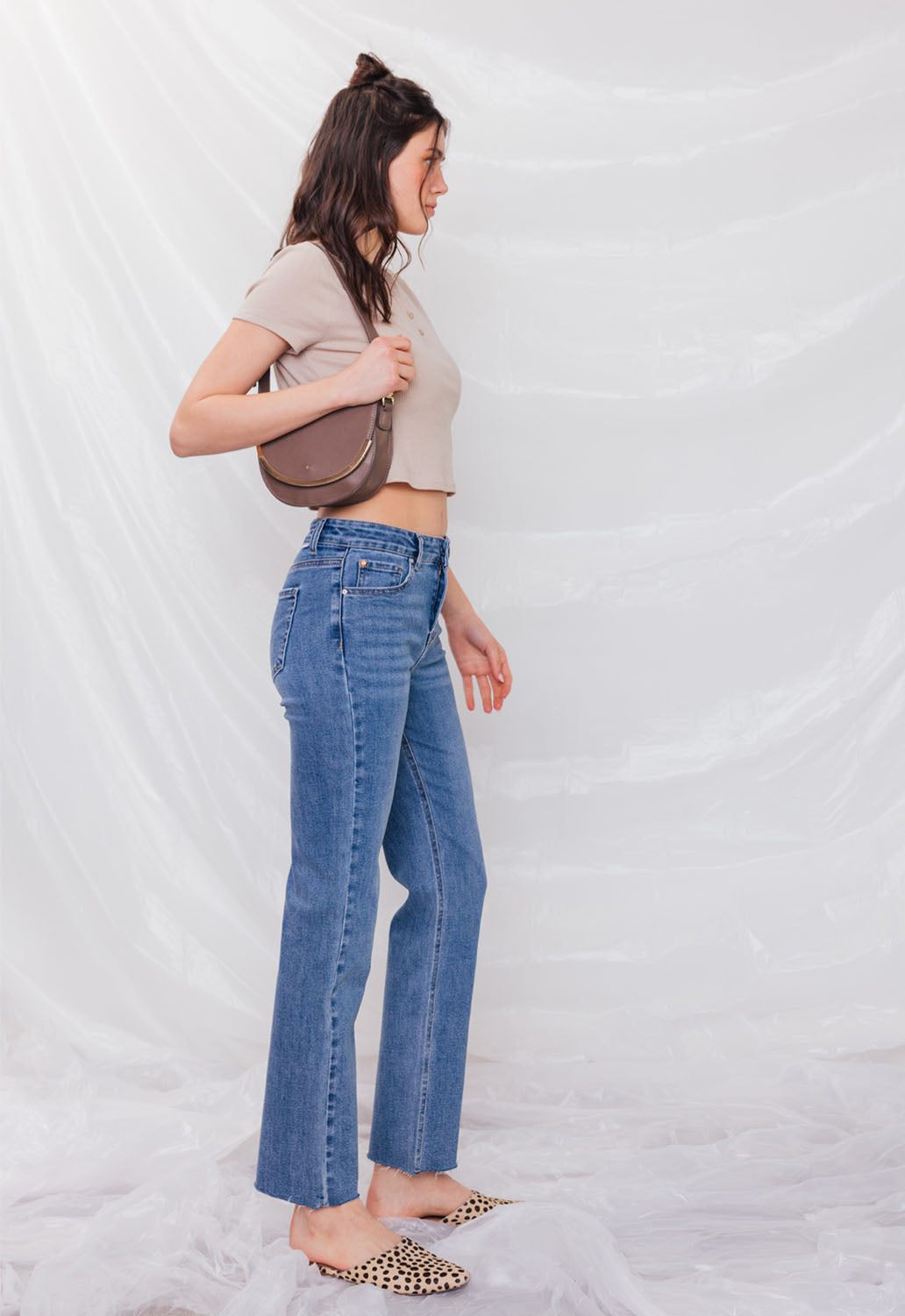 High Rise Straight Jeans — additional view 6