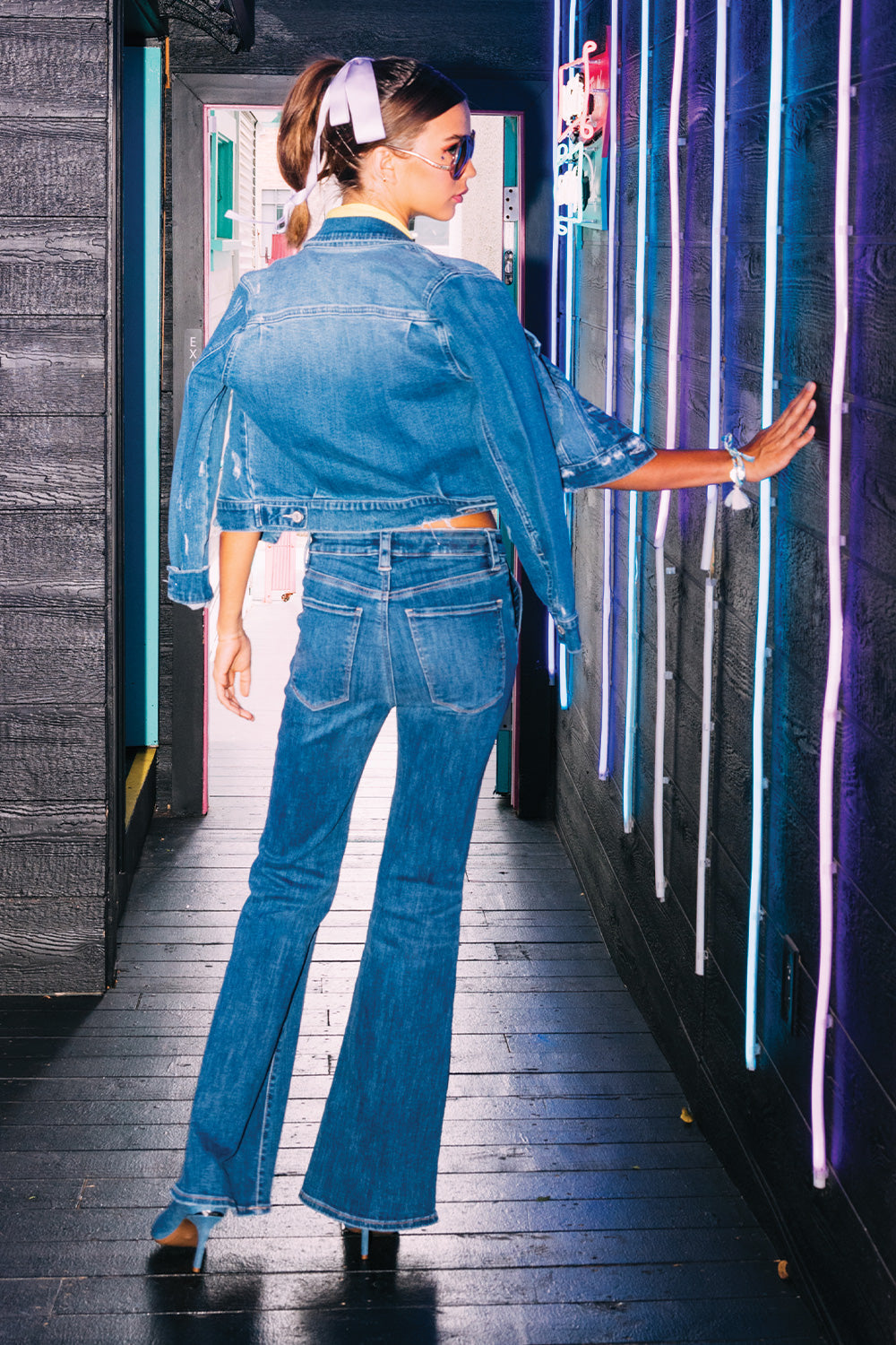 Stretchy Bootcut Jeans — additional view 5