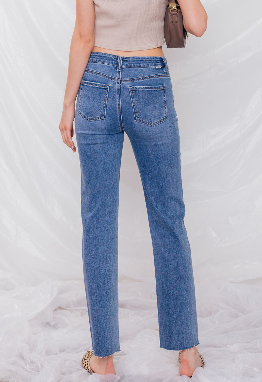High Rise Straight Jeans — additional view 9