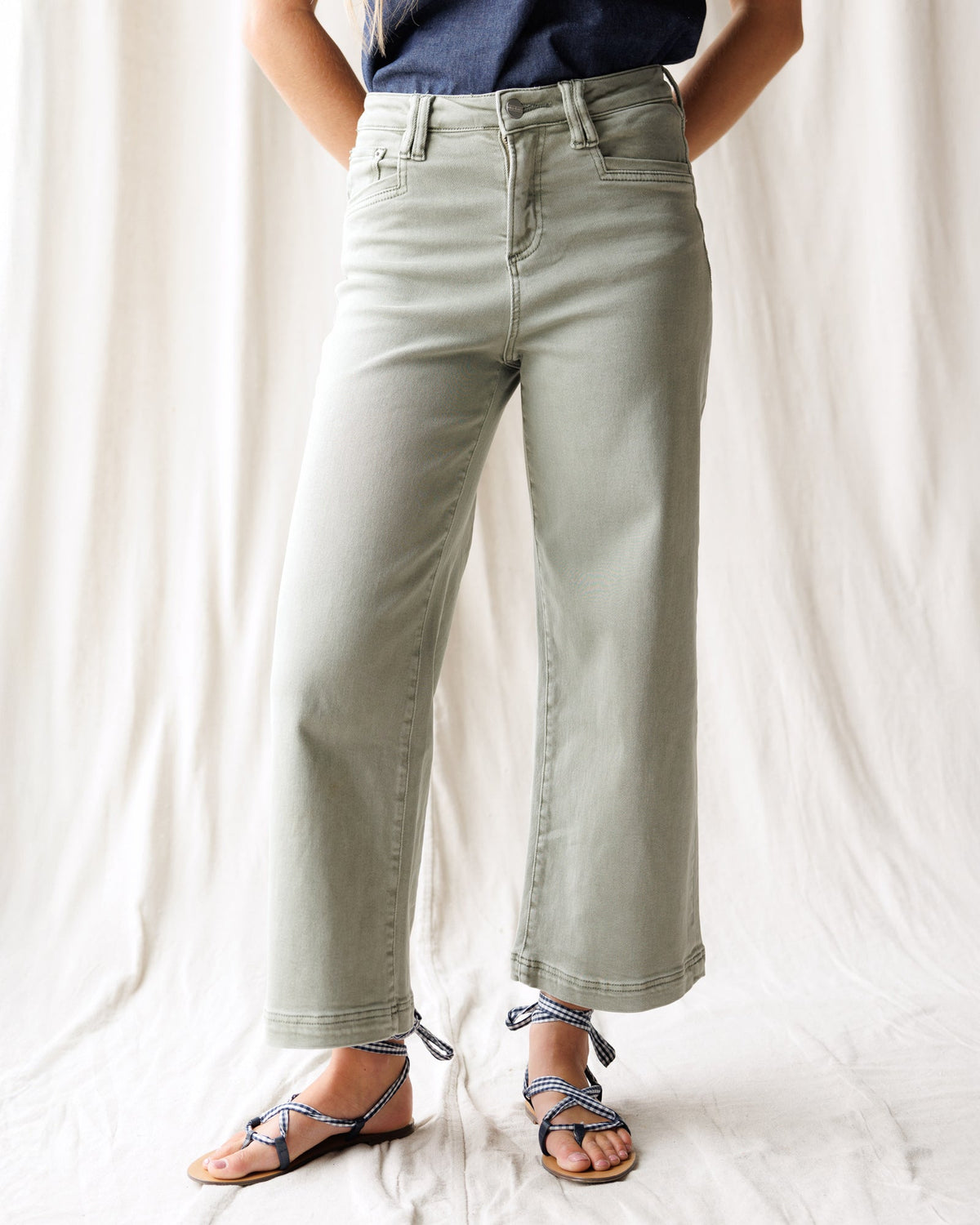 High-Rise Utility Crop Pants