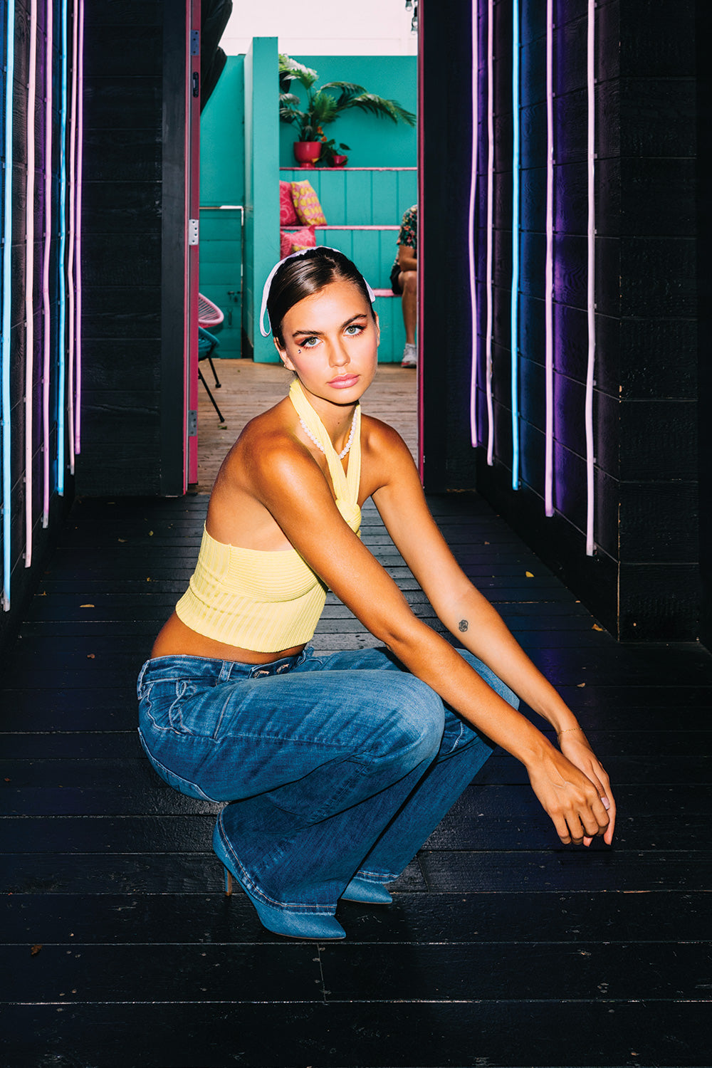 Stretchy Bootcut Jeans — additional view 3