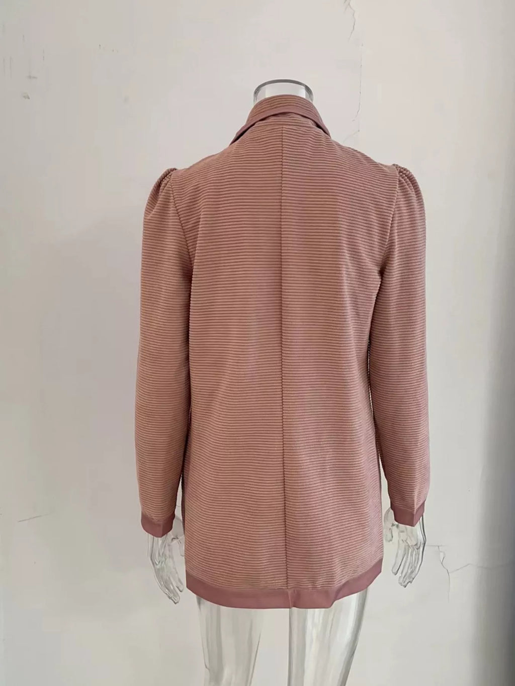 Textured Double-Breasted Blazer — additional view 6