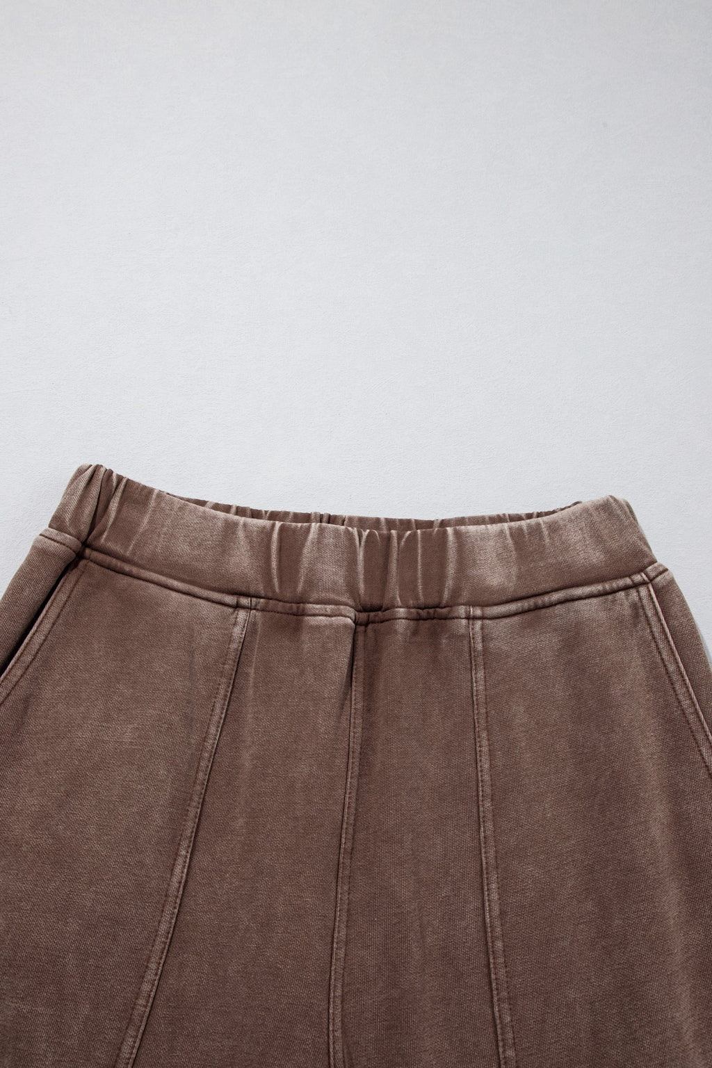 Lola Mineral Wash Seam Detail Elastic Waist Barrel Pants — additional view 10