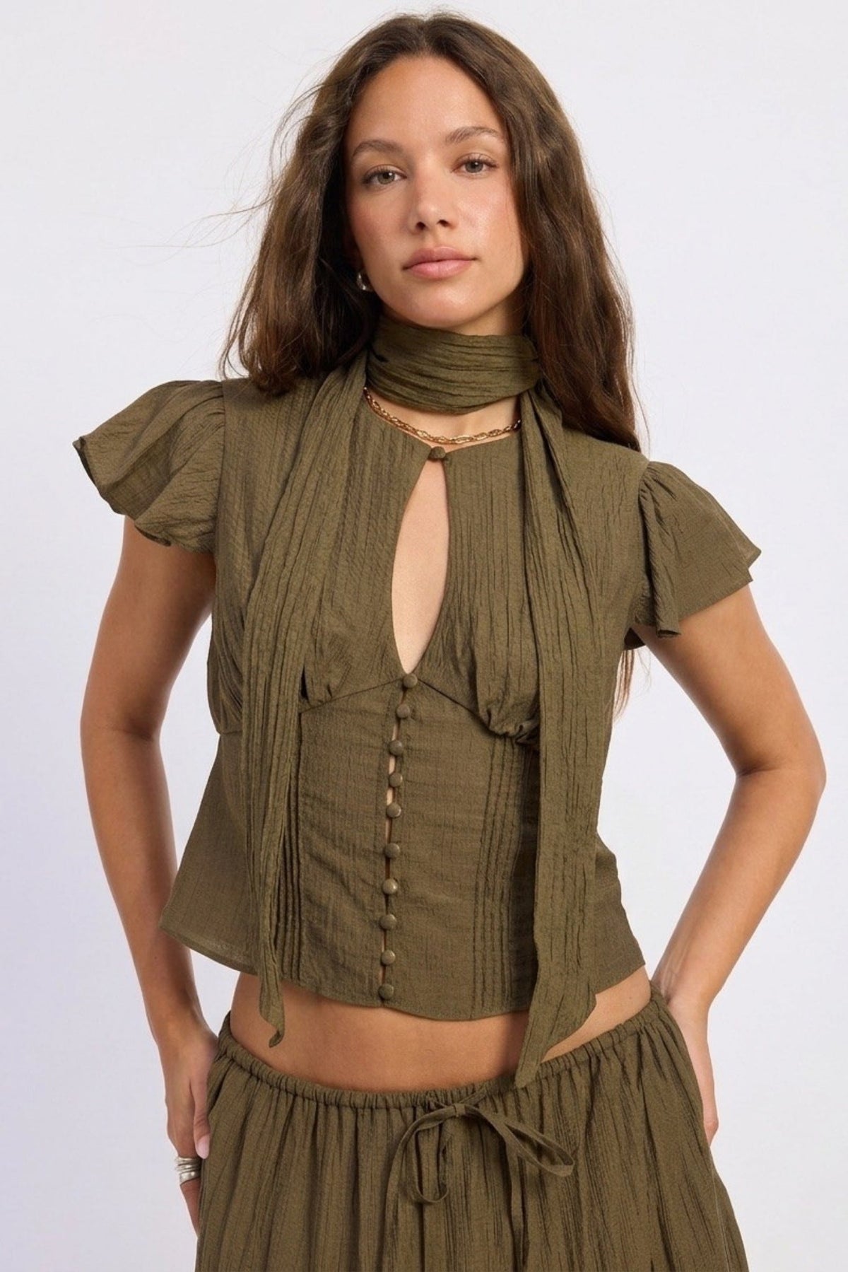 Lumina Scarf Blouse
