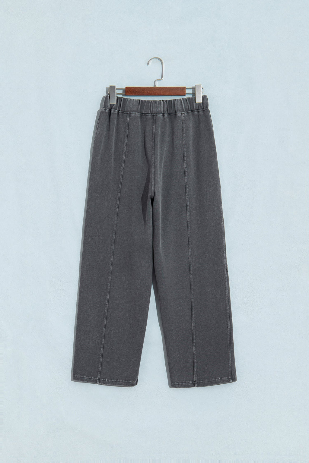 Lola Mineral Wash Seam Detail Elastic Waist Barrel Pants — additional view 16