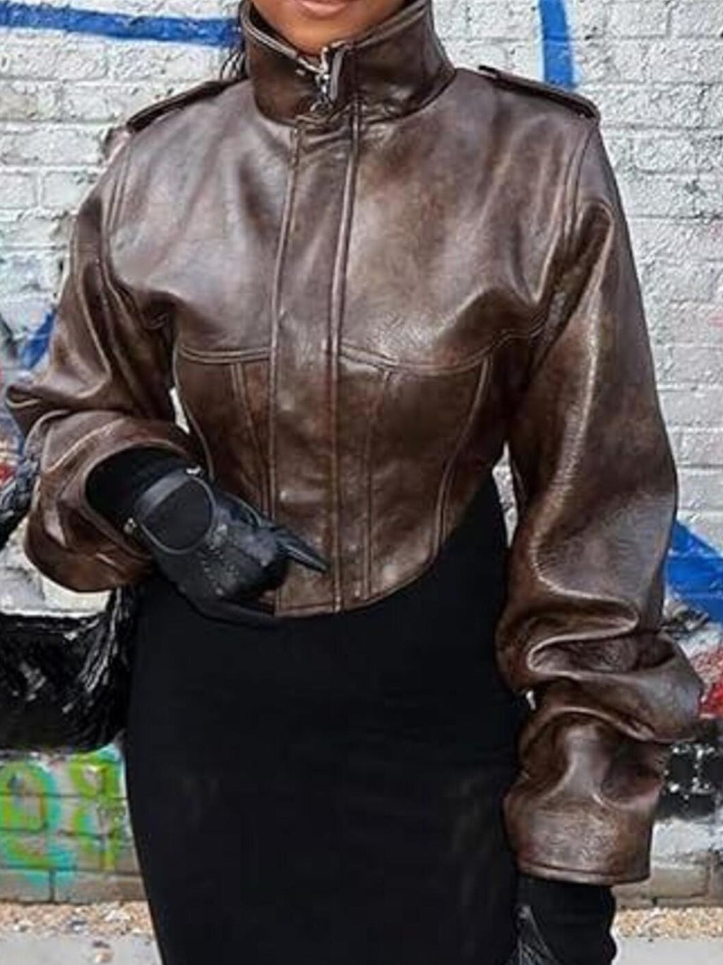Cropped Button Jacket — additional view 2