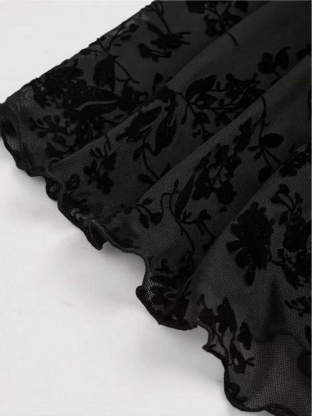 Sweetheart Neck Flared Sleeve Mini Dress — additional view 4