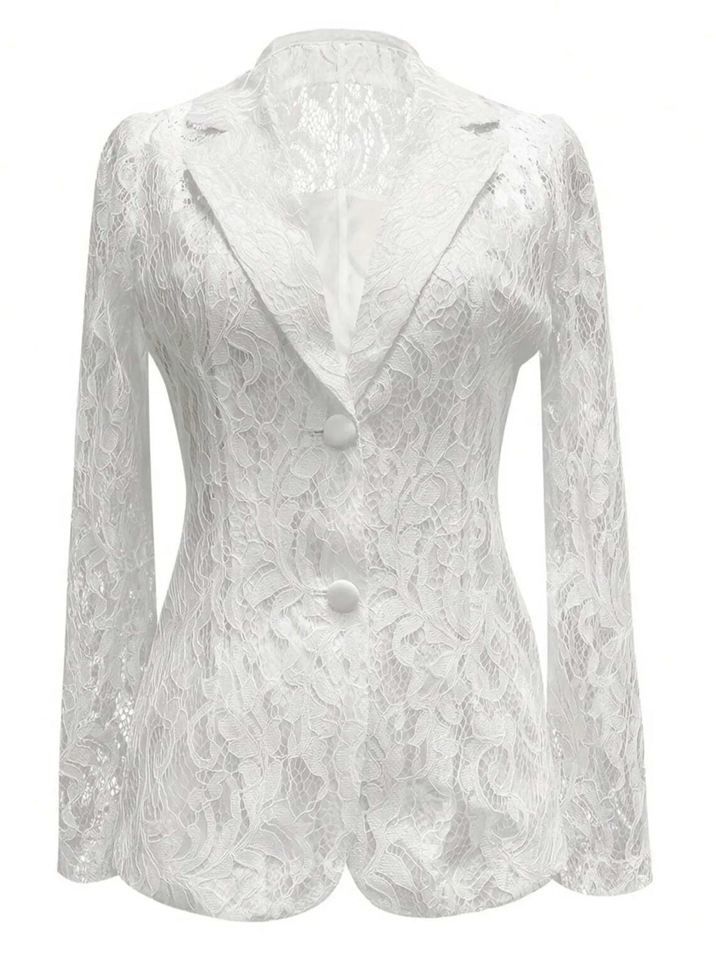 Floral Lace Blazer — additional view 3