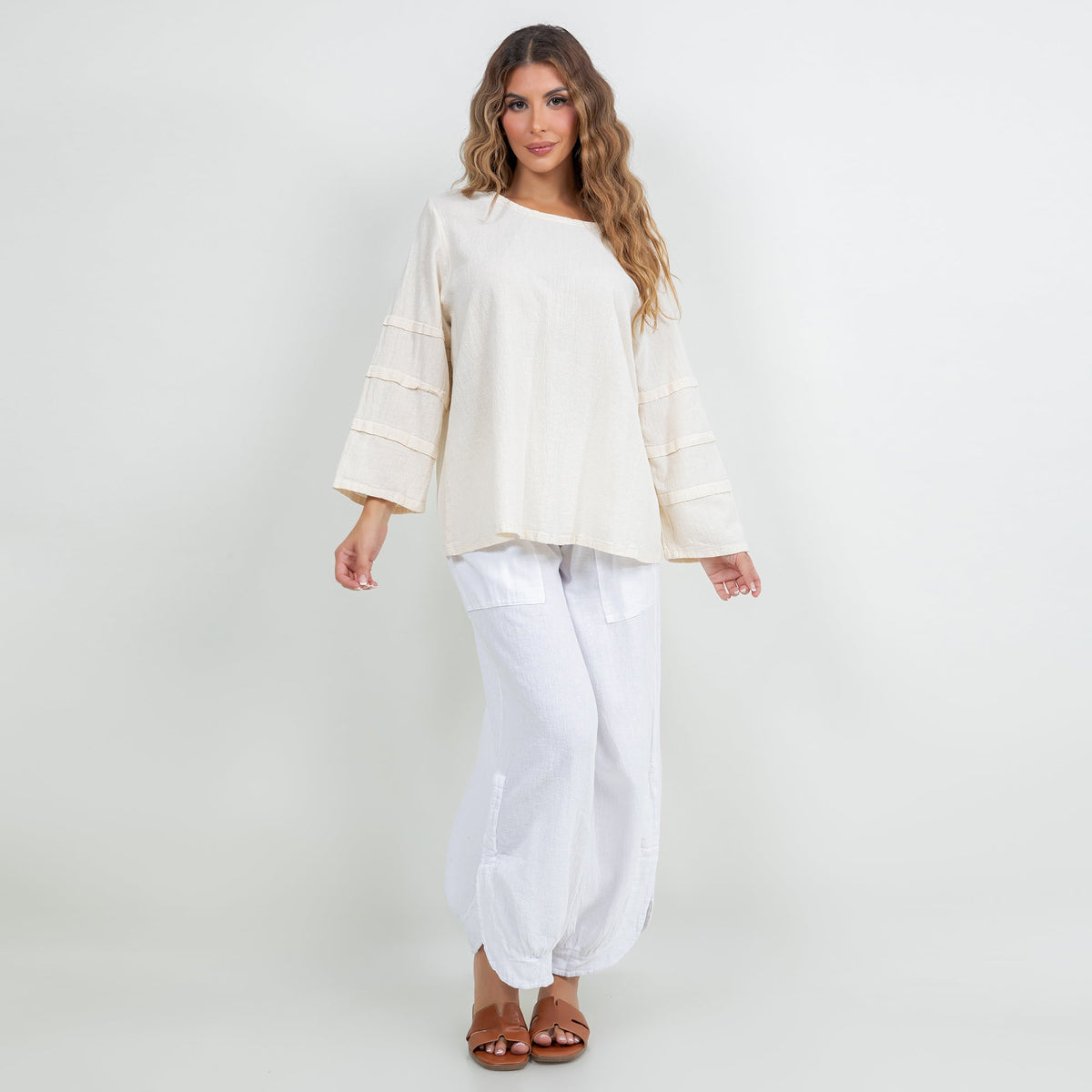 Sabrina Cotton Gauze Top — additional view 10