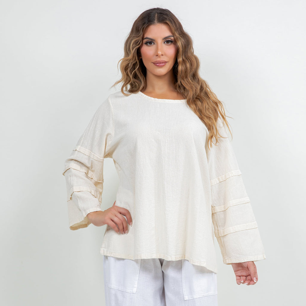 Sabrina Cotton Gauze Top — additional view 5