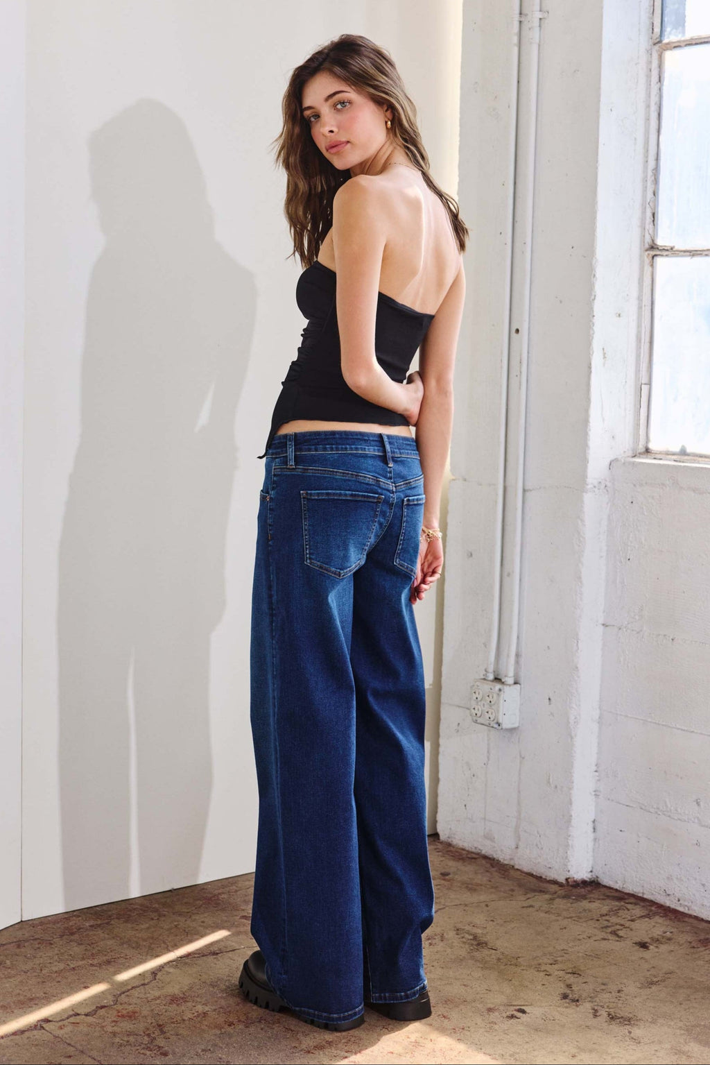 High Rise Wide Leg Jeans — additional view 2