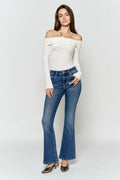 Stonewash Bootcut Jeans