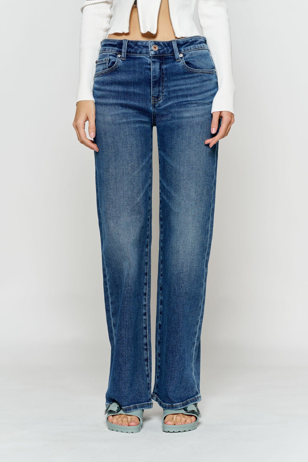High Rise Wide Leg Jeans — additional view 7