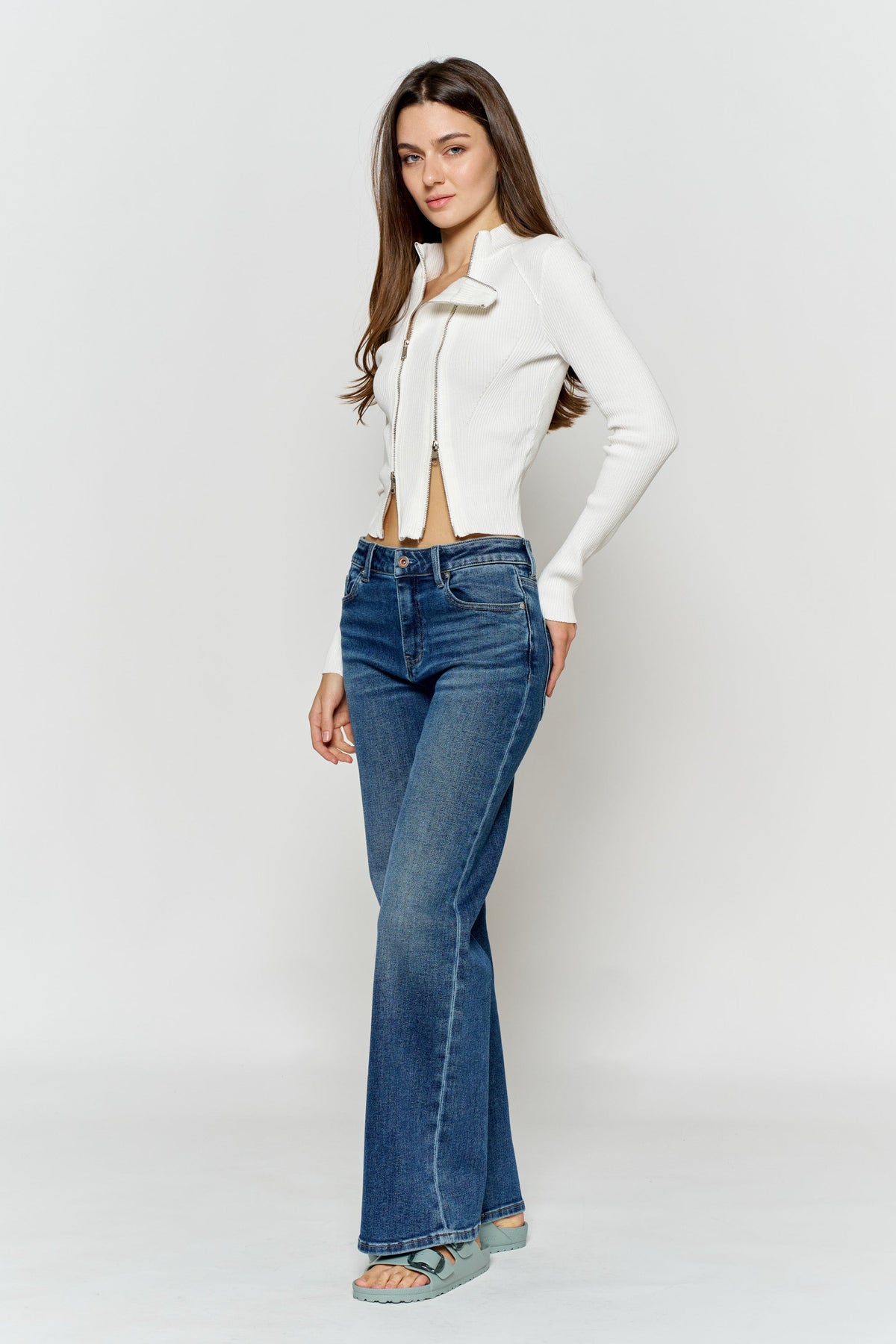 High Rise Wide Leg Jeans — additional view 8
