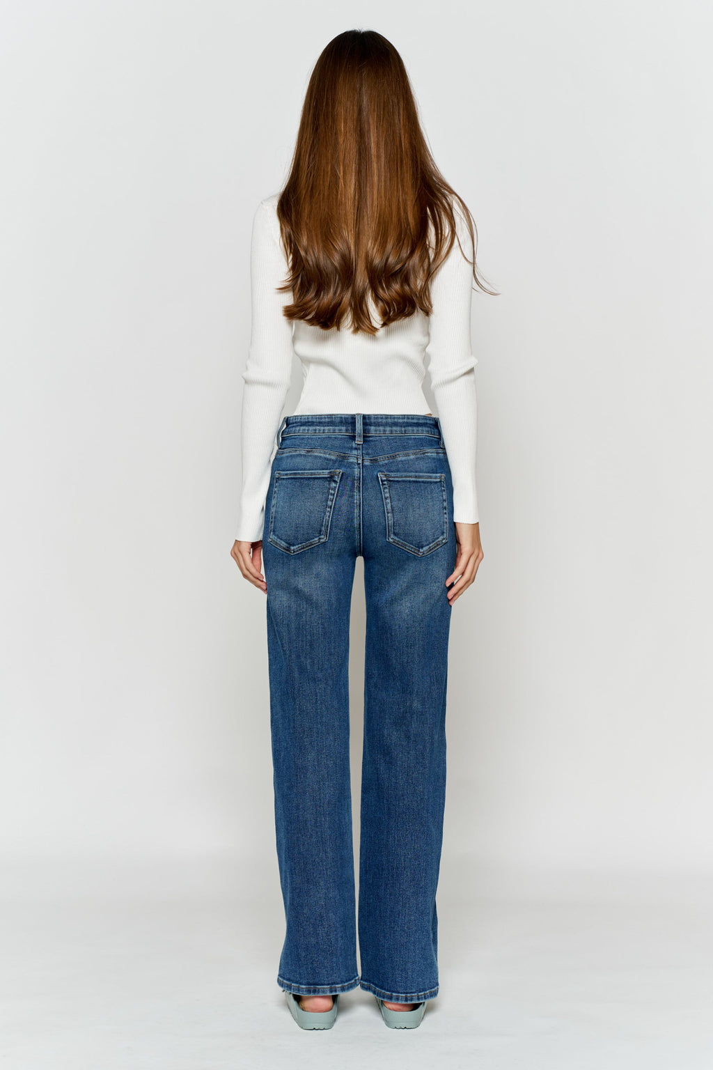 High Rise Wide Leg Jeans — additional view 9