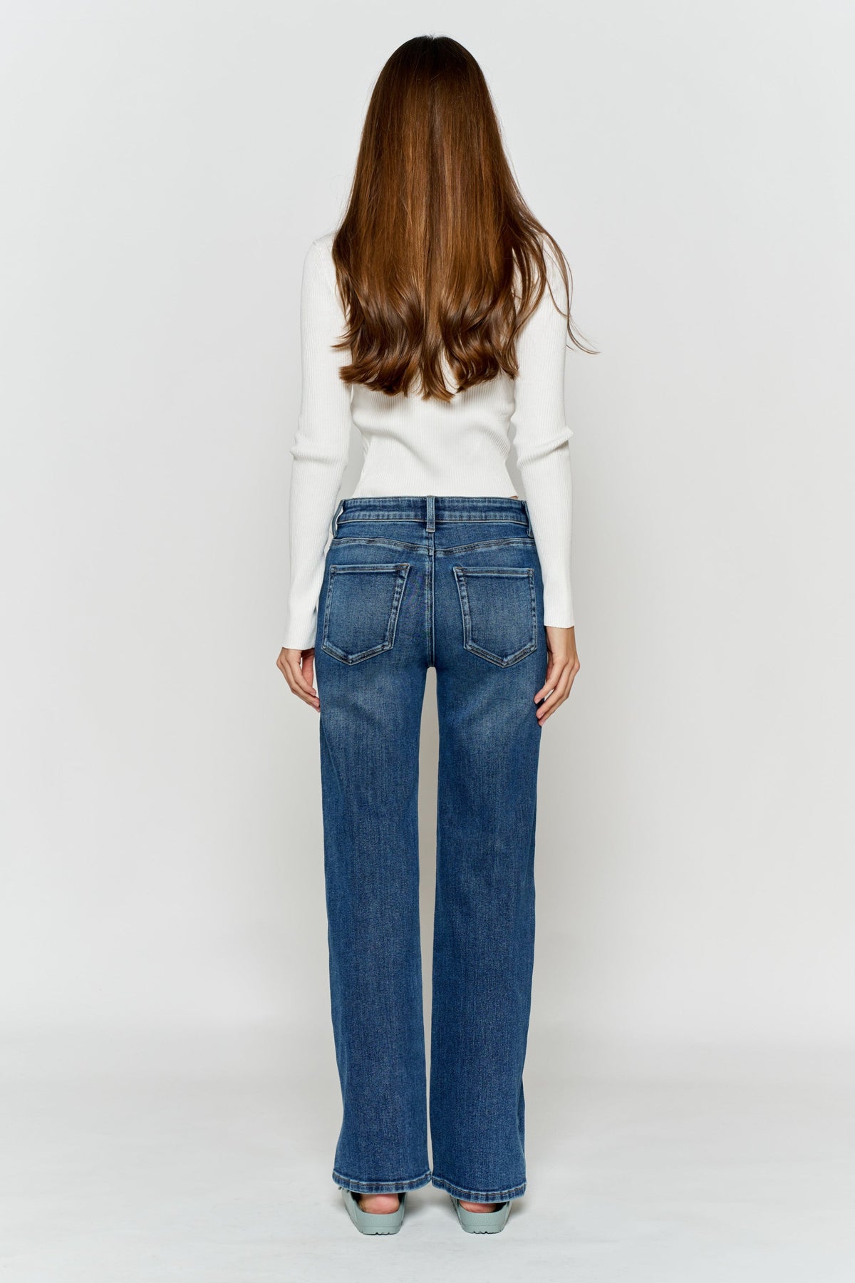 High Rise Wide Leg Jeans — additional view 9