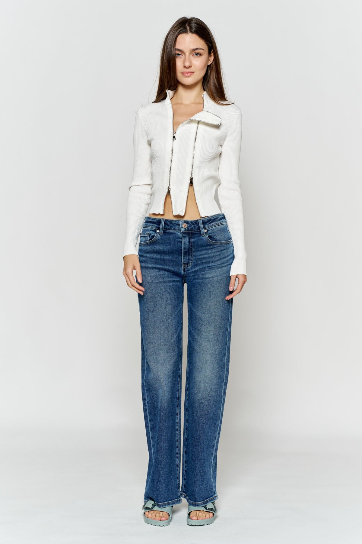 High Rise Wide Leg Jeans — additional view 6