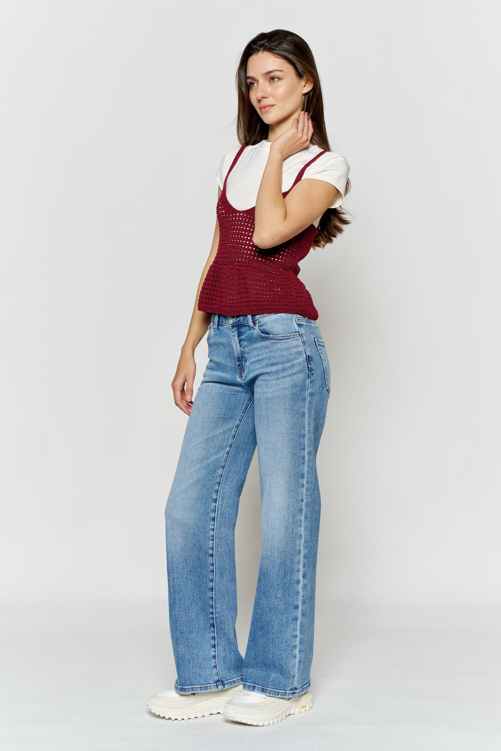 High Rise Wide Leg Jeans — additional view 14