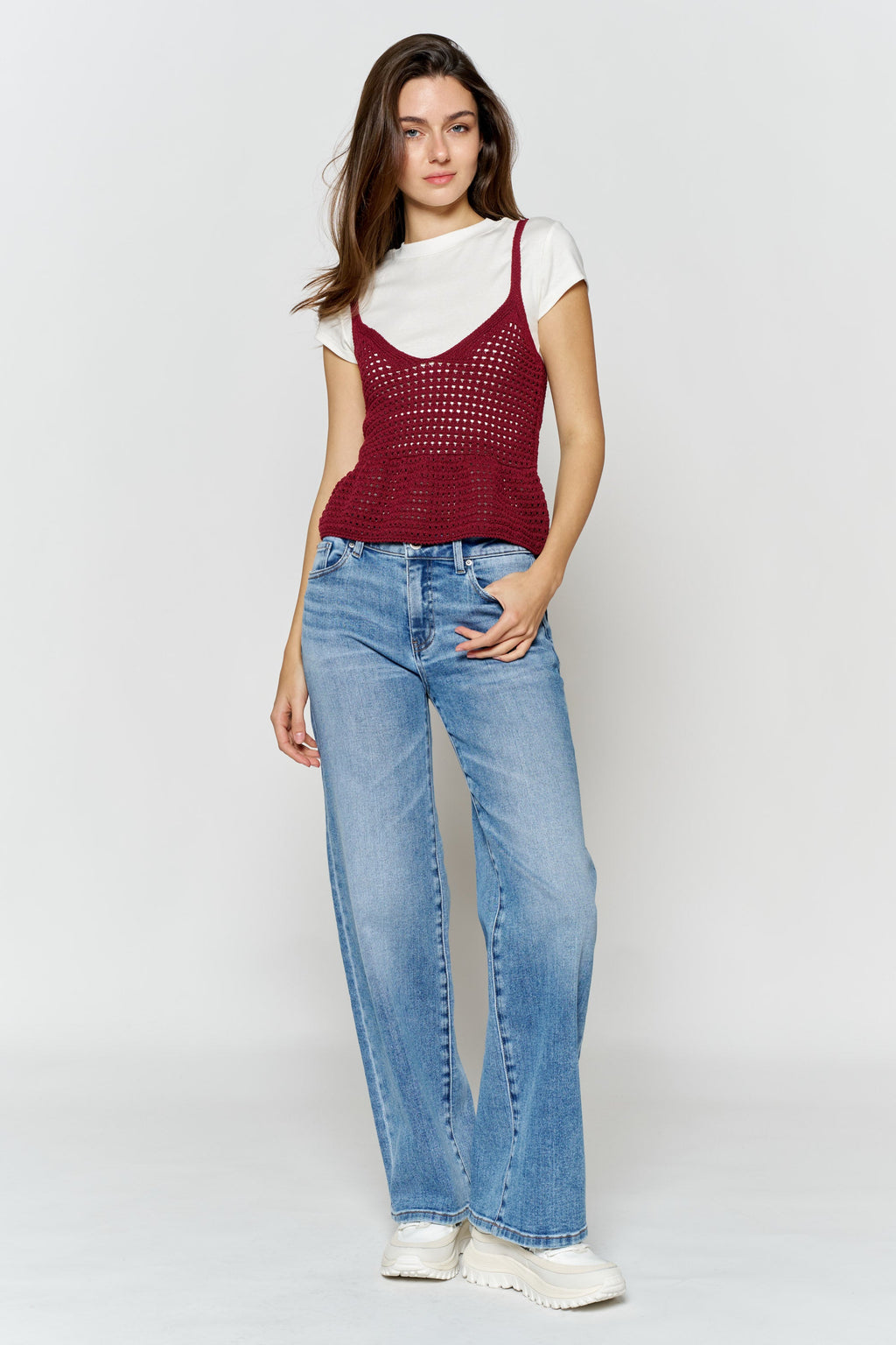 High Rise Wide Leg Jeans — additional view 18