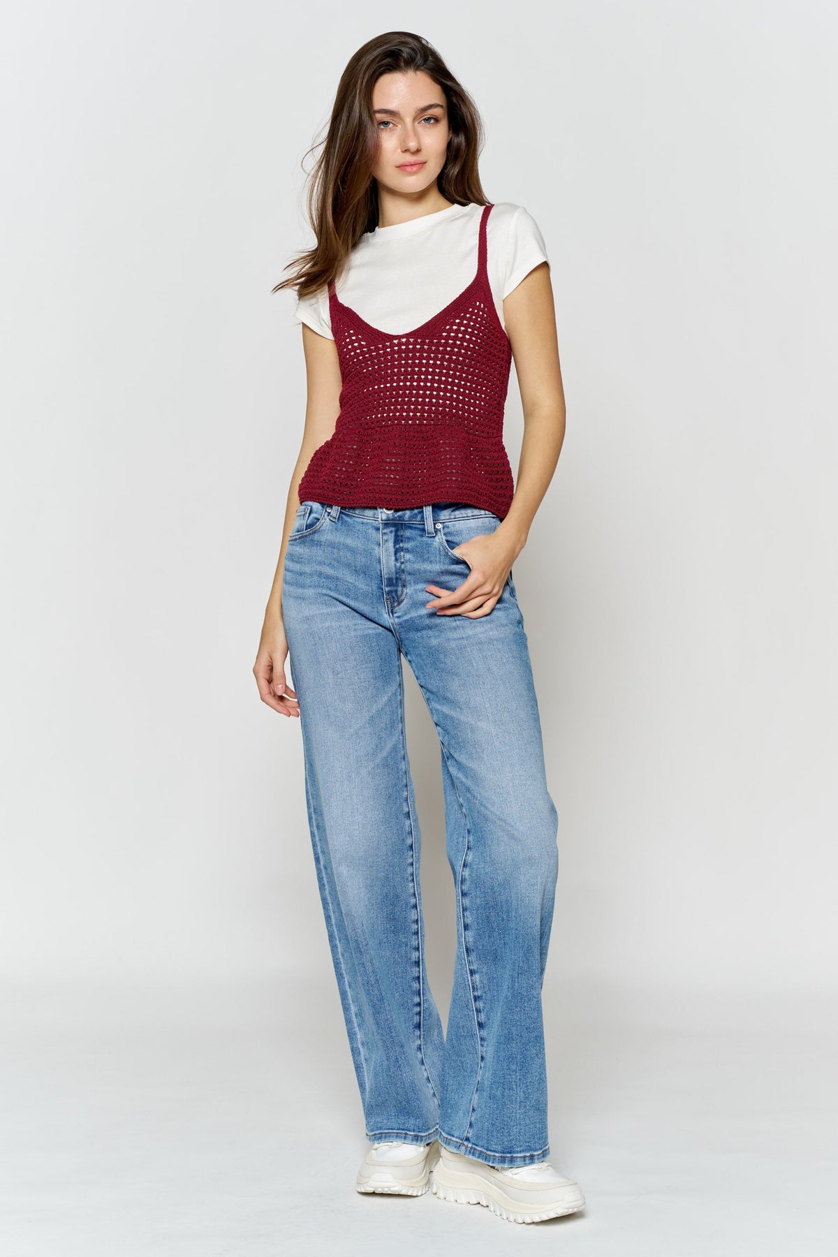 High Rise Wide Leg Jeans — additional view 18