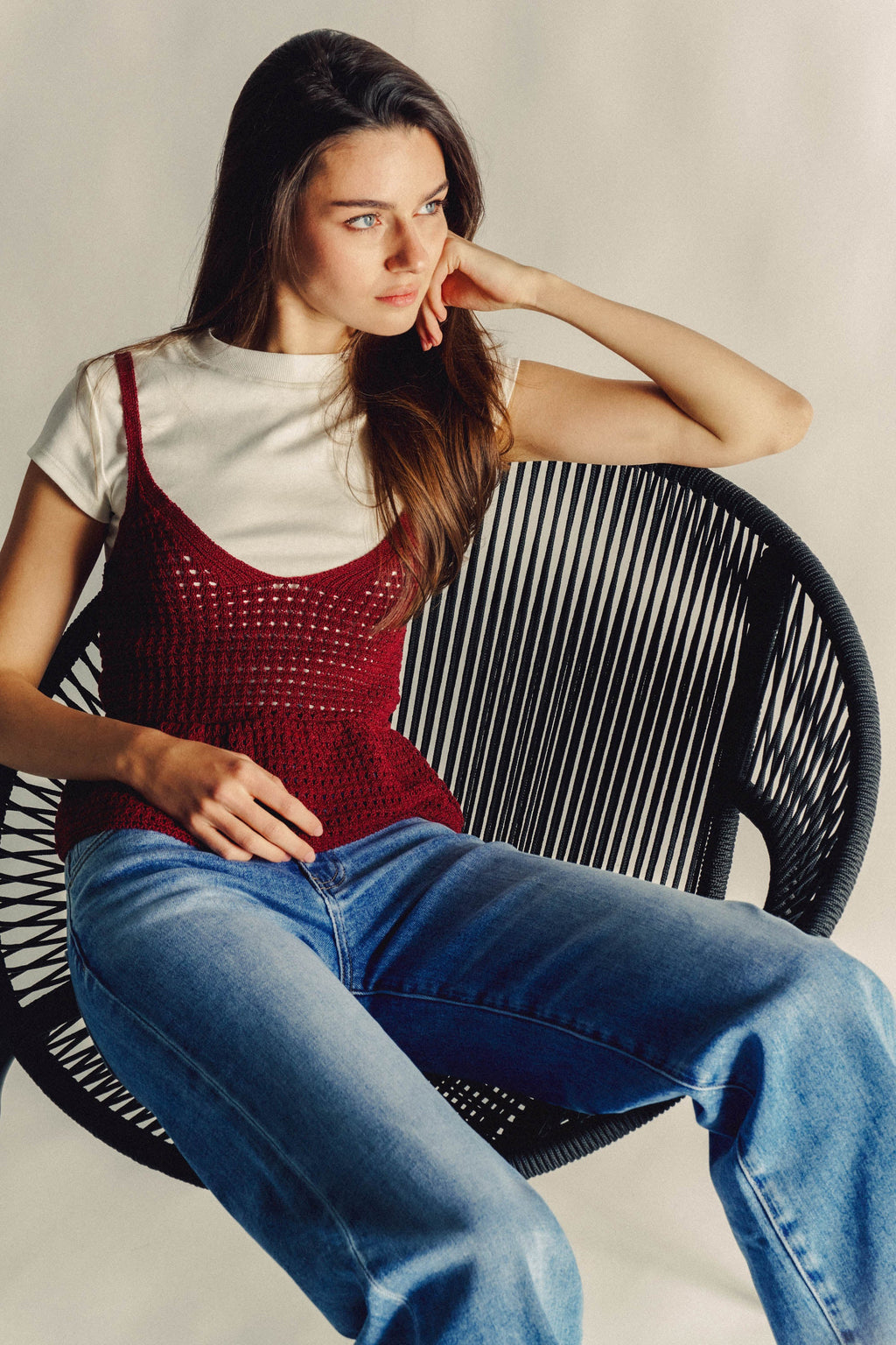 High Rise Wide Leg Jeans — additional view 17