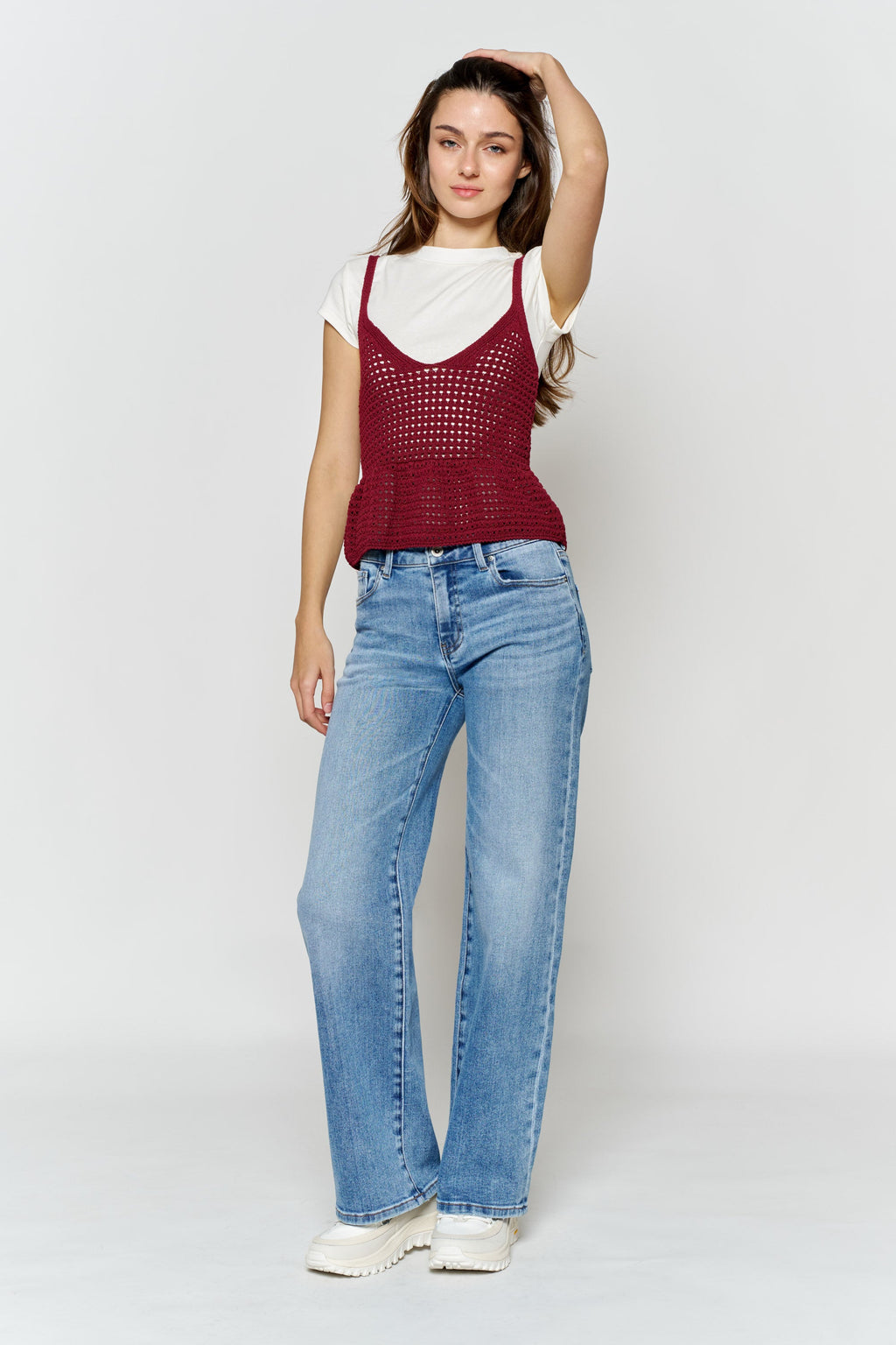 High Rise Wide Leg Jeans — additional view 11