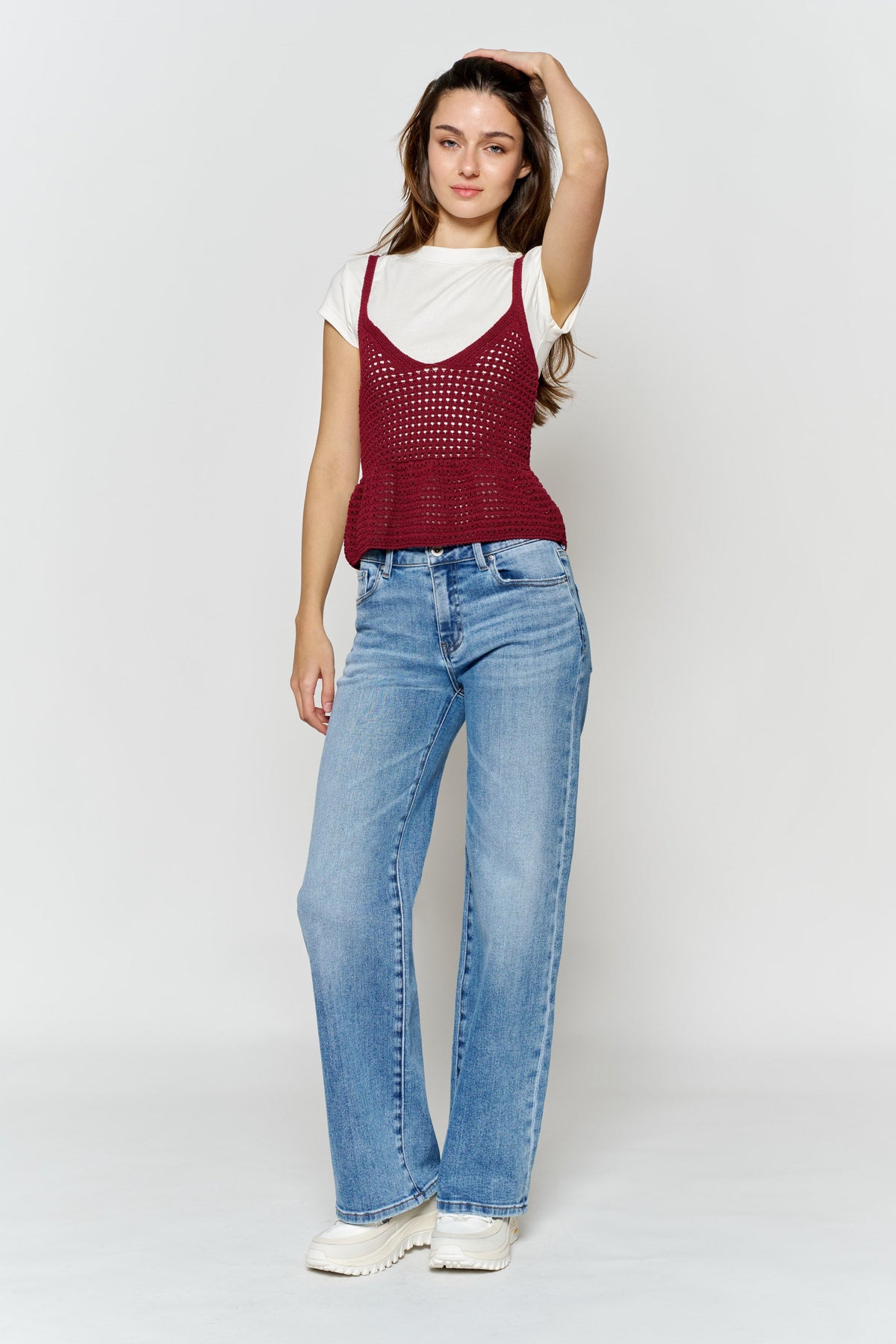 High Rise Wide Leg Jeans — additional view 11