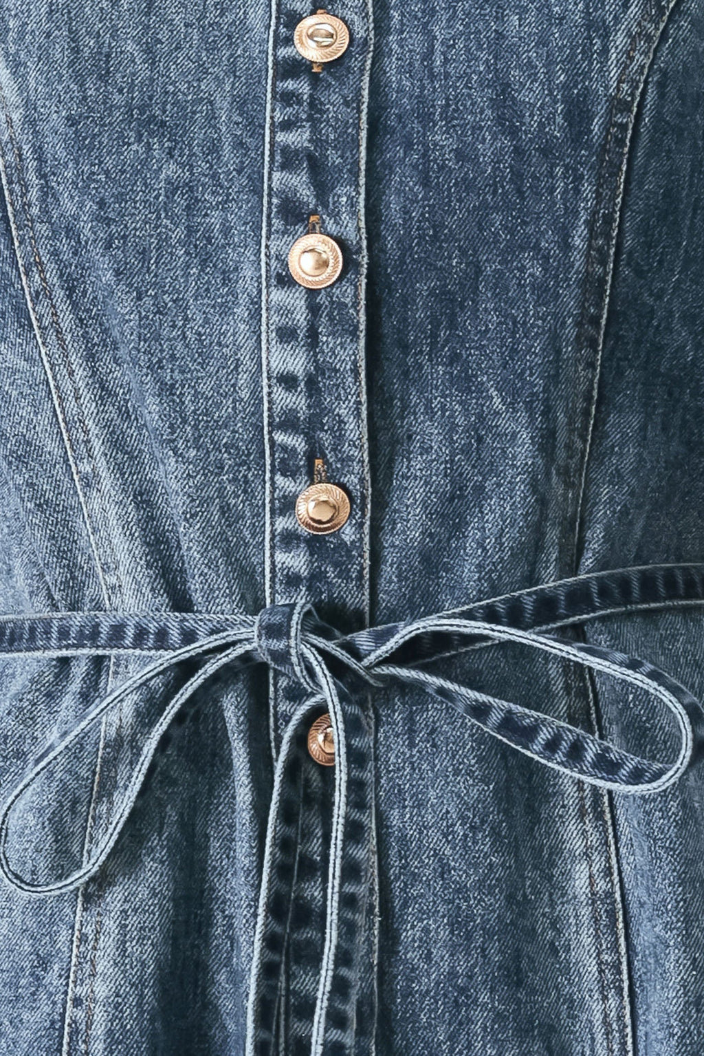 POWER IN DENIM MINI DRESS — additional view 7