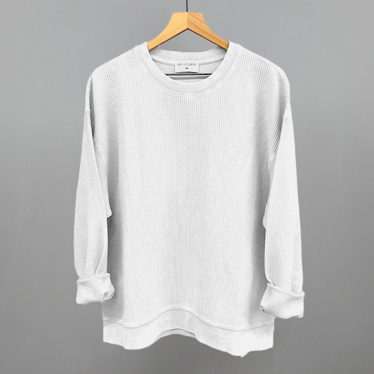 Oversized Corded Crew