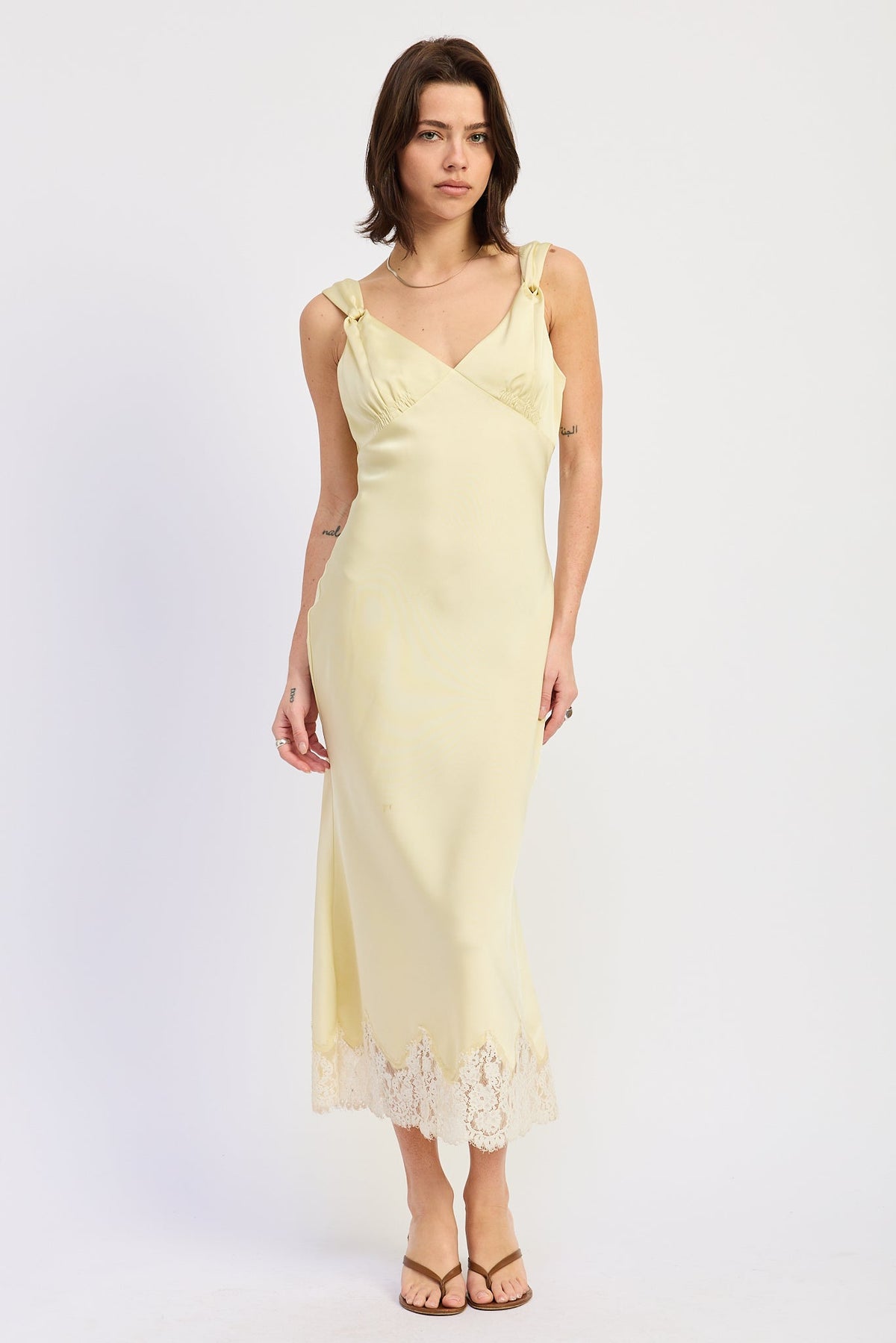 Emery Lace-Detail Midi Dress — additional view 5