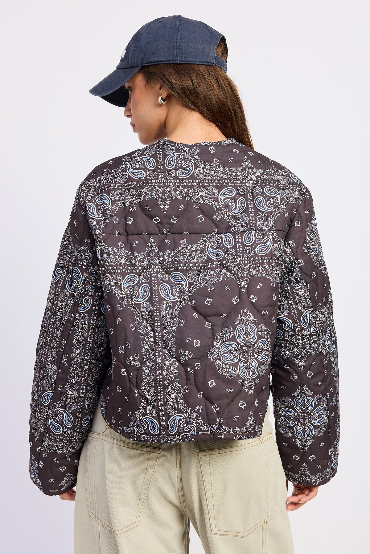 Penelope Quilted Paisley Jacket
