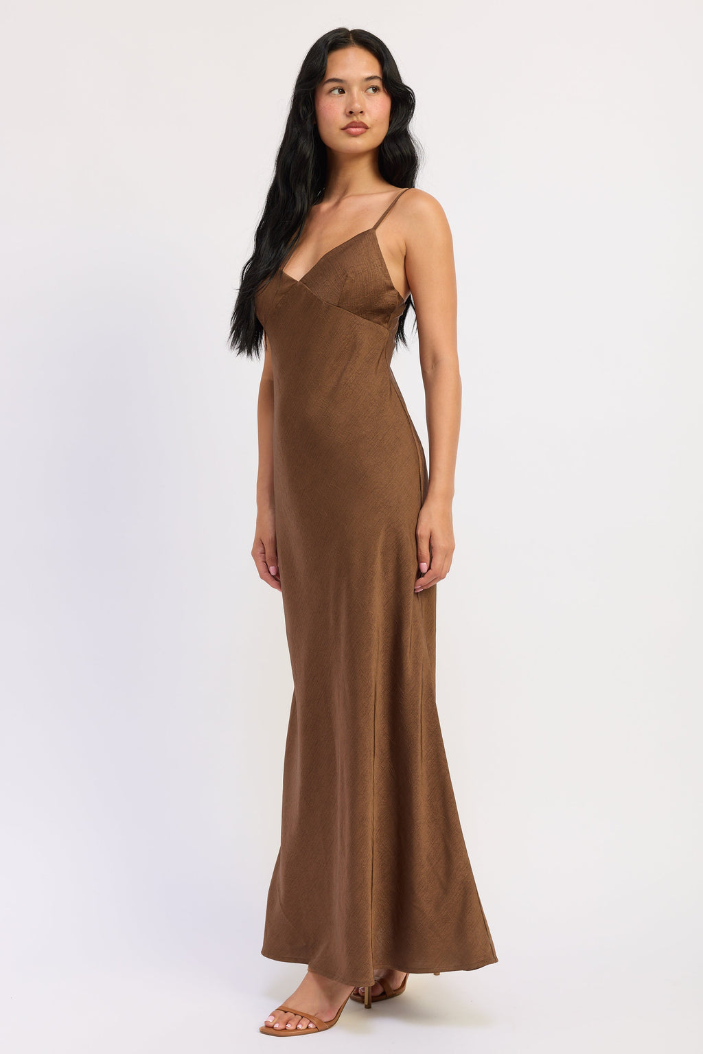 Amara Satin Maxi Dress — additional view 2