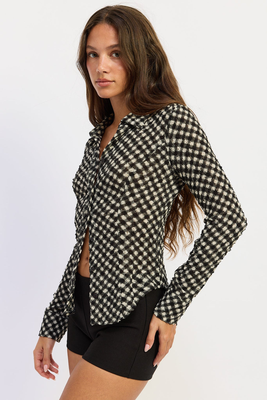 Opaline Button Up Top — additional view 2