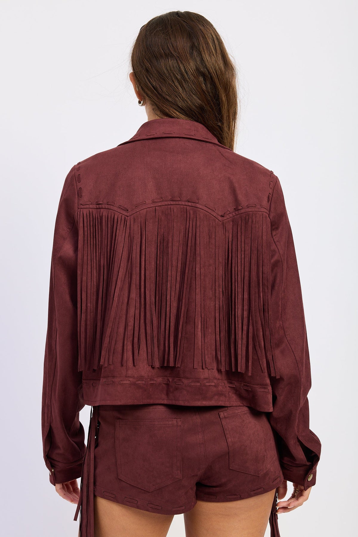 Xenia Cropped Textured Jacket