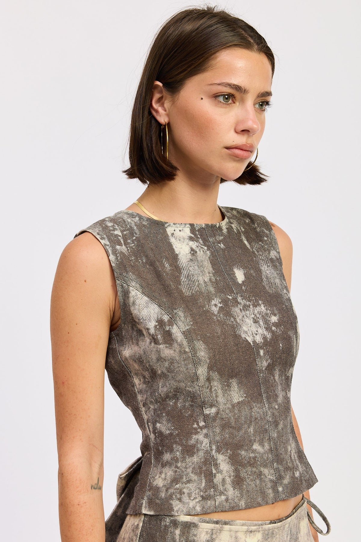 Kalani Open-Back Denim Top — additional view 2