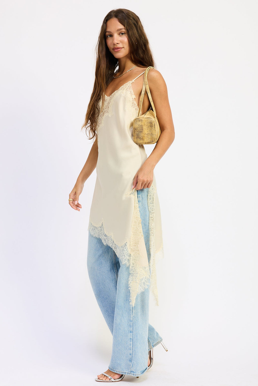 Cadence Asymmetrical Satin Top — additional view 2