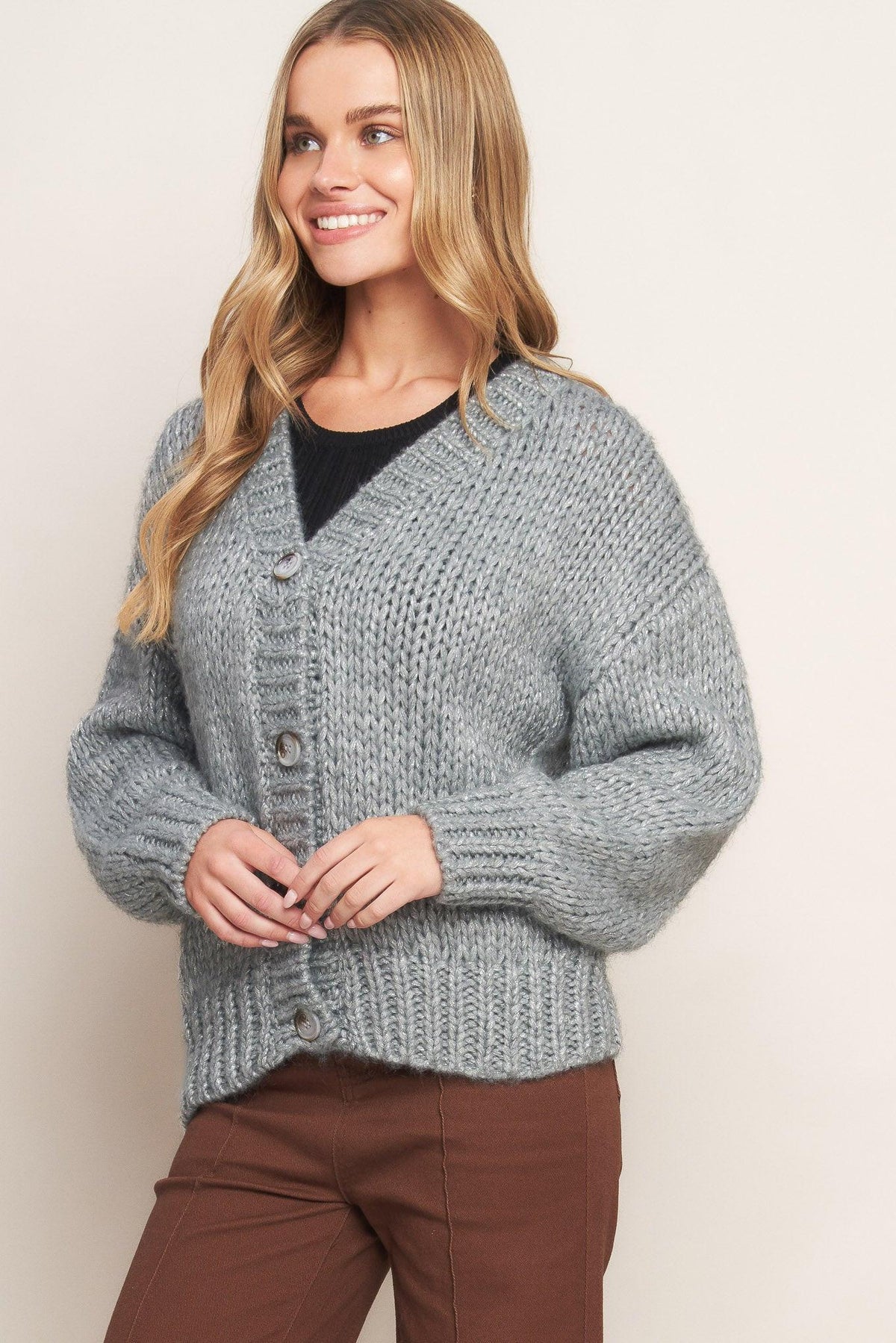 WEEKEND WARMTH SWEATER KNIT CARDIGAN