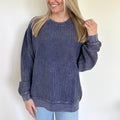 Oversized Corded Crew