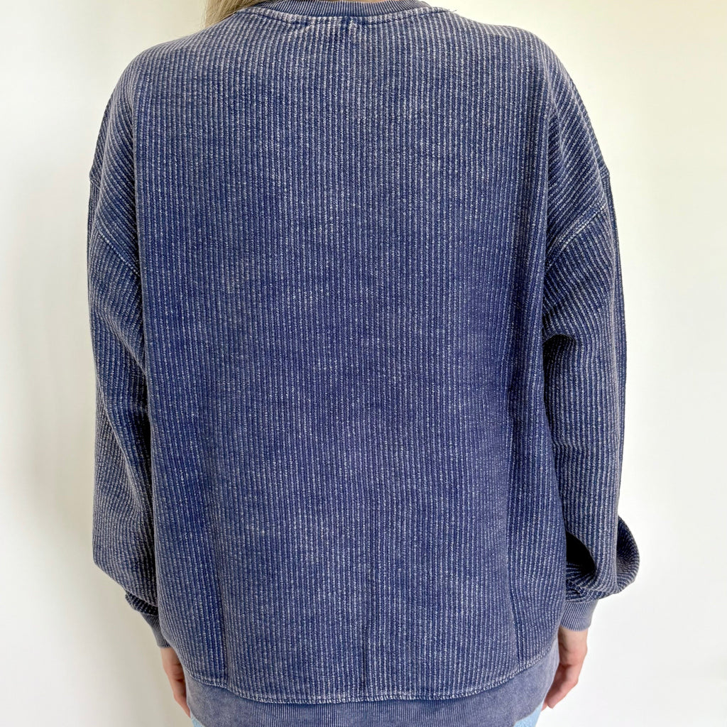 Oversized Corded Crew