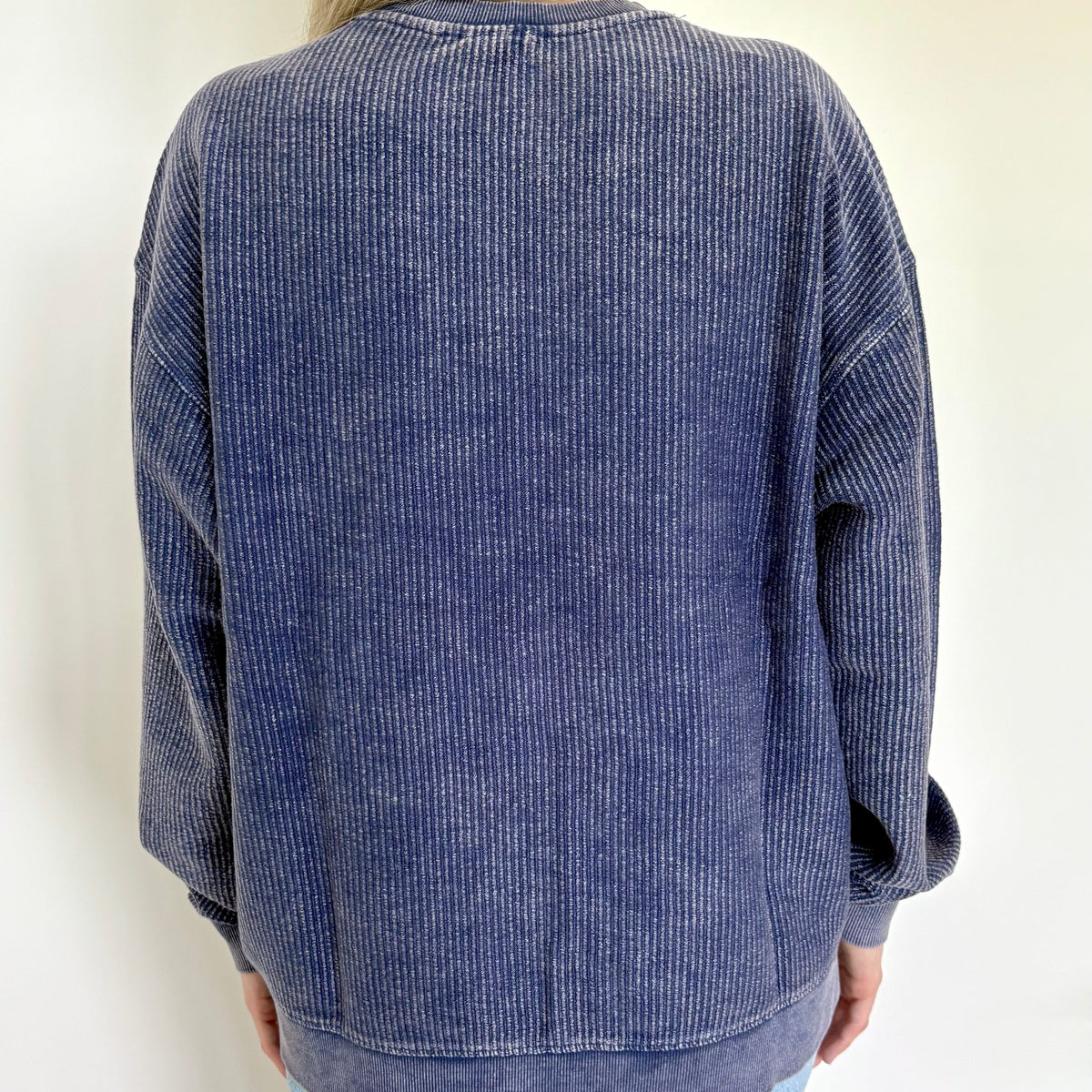 Oversized Corded Crew