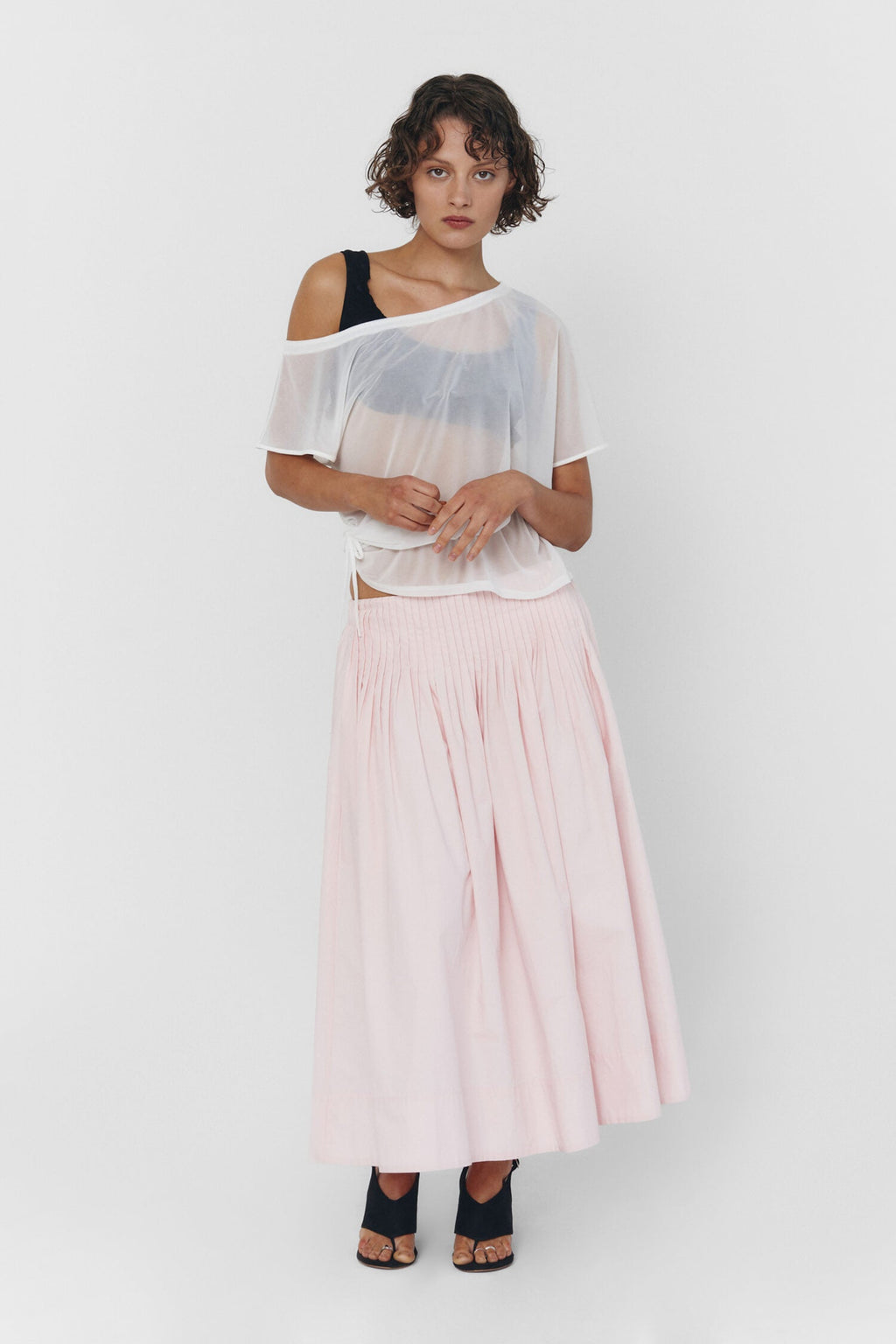 Uiara Pleated Midi Skirt — additional view 3