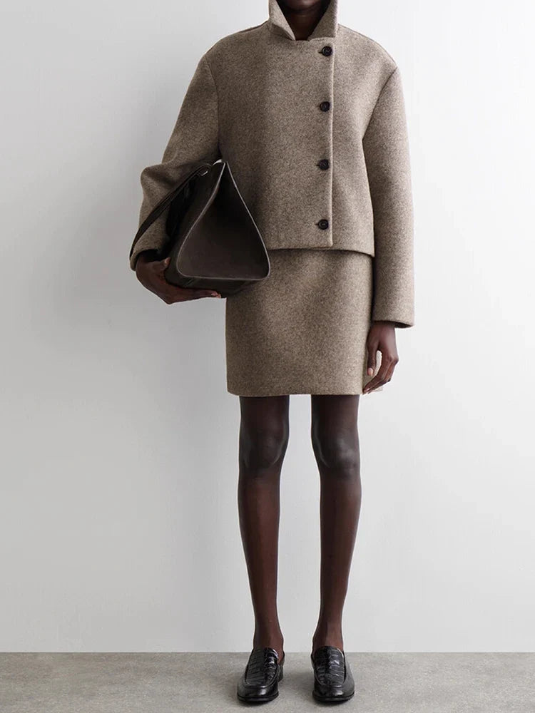 A-Line Midi Skirt