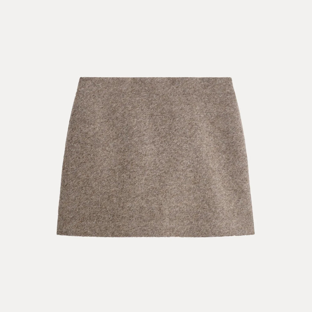Brown A-Line Midi Skirt — additional view 2