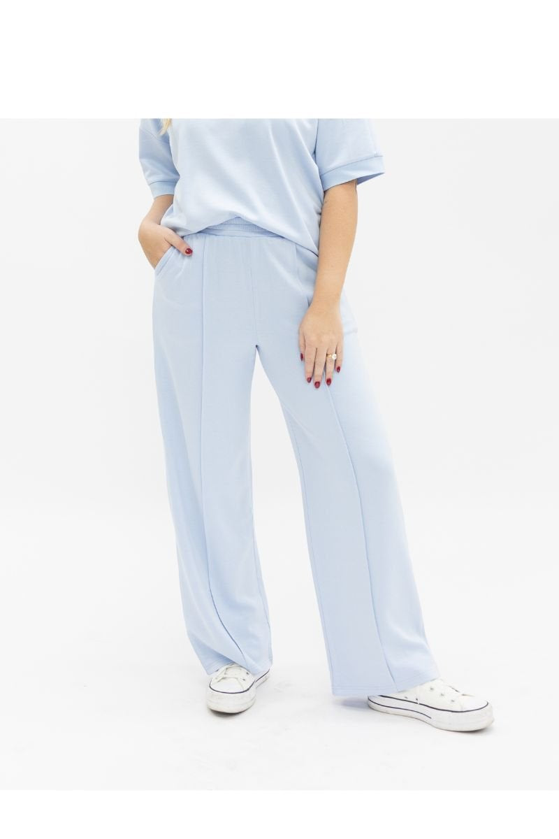 Butter Soft Pants, Blue — additional view 4