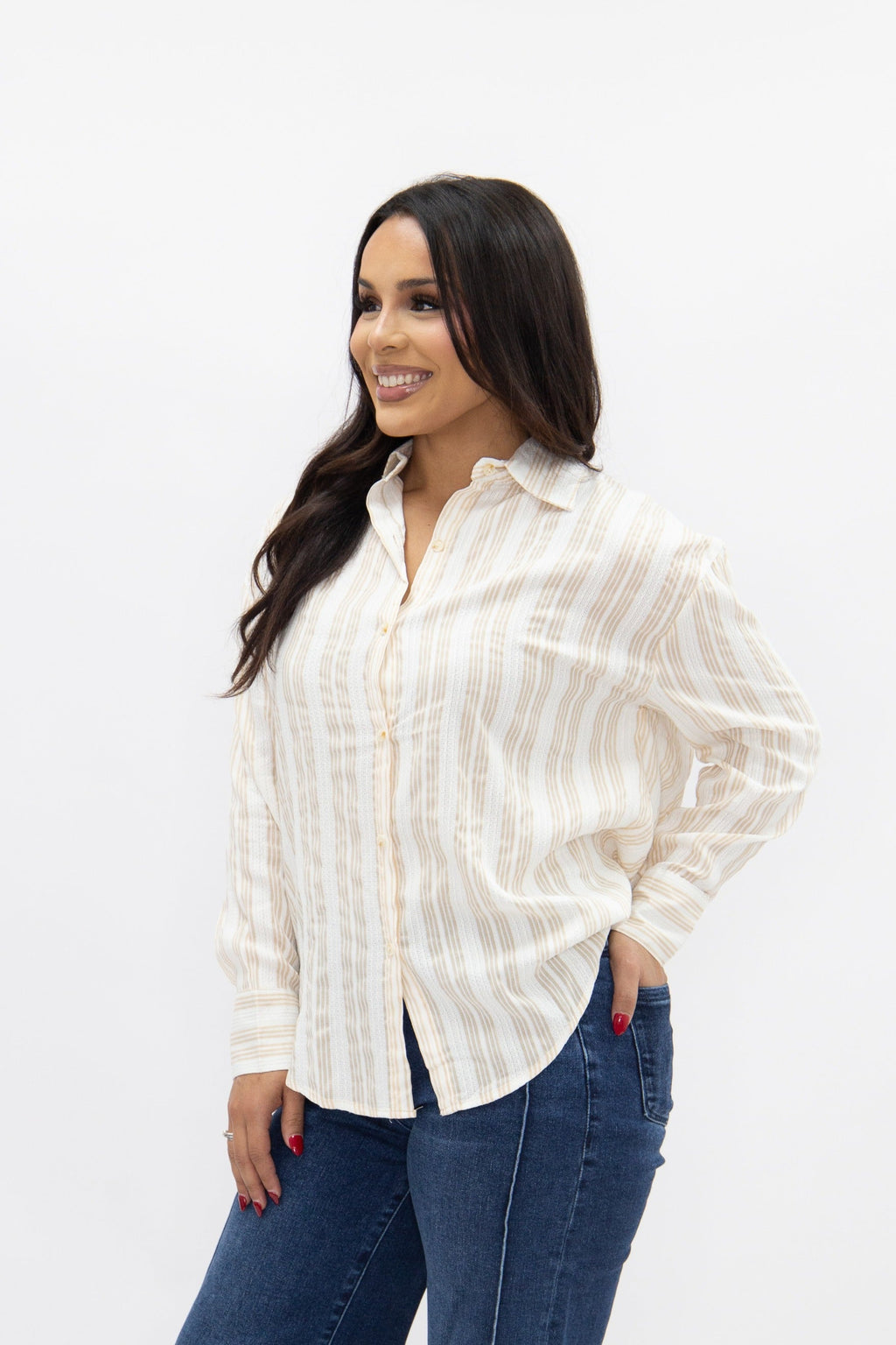 Kathryn Stripe Shirt — additional view 5