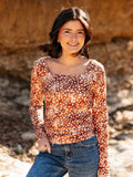 Square Neck Long Sleeve
