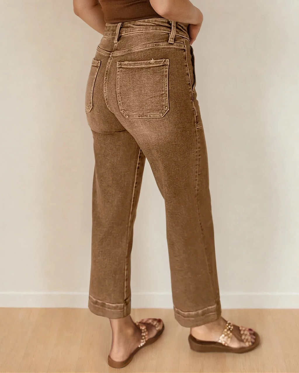 Willow Cropped High Rise Wide Leg Jeans — additional view 2