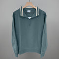 Stripe Quarter Zip Pullover