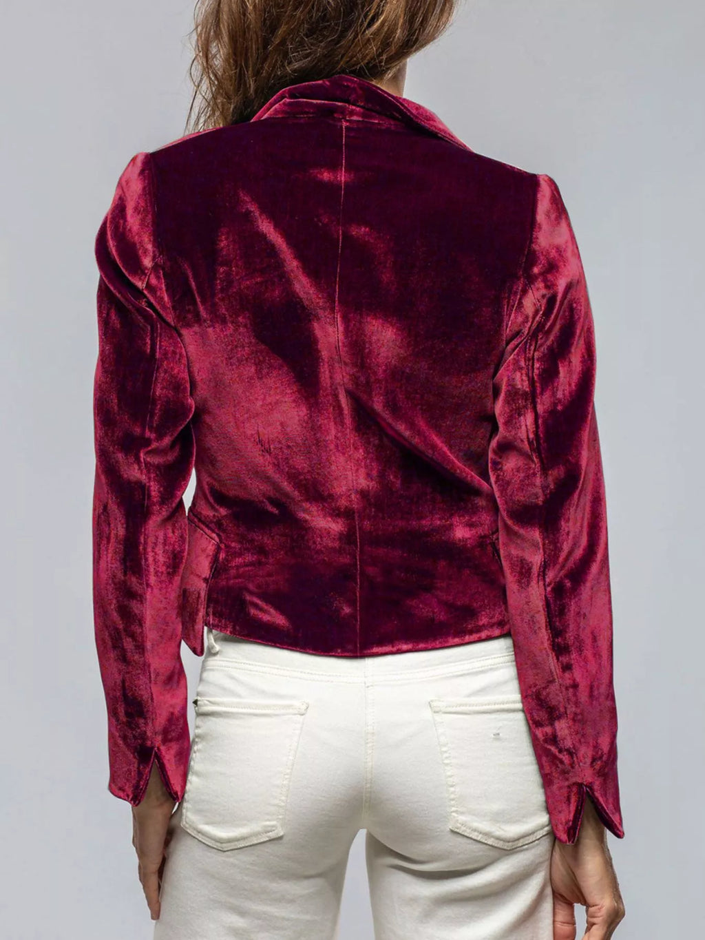 Velvet Single-Button Blazer — additional view 9