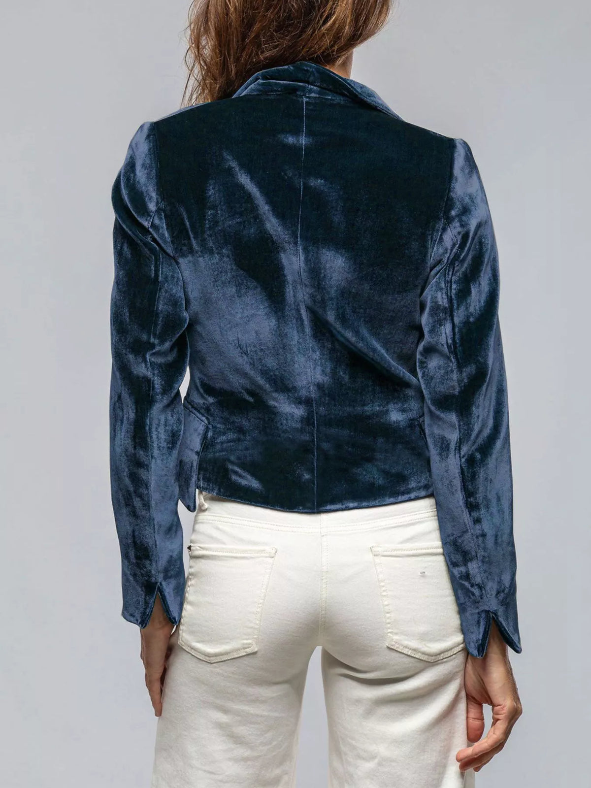 Velvet Single-Button Blazer — additional view 14
